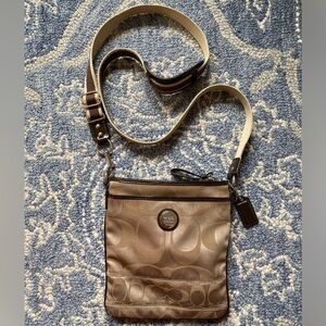 Coach signature crossbody